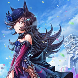 This is a pixiv picture whose title is ライスシャワー.