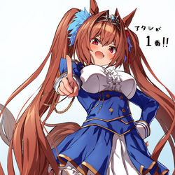 This is a pixiv picture whose title is ダイワスカーレット.