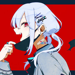 This is a pixiv picture whose title is ヴァンパイア/葉加瀬冬雪さんCover.
