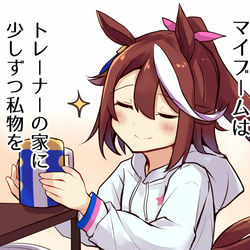 This is a pixiv picture whose title is マイブームを語るテイオー.