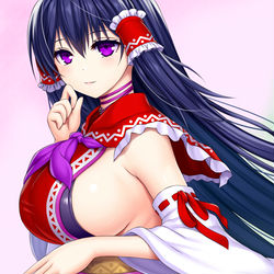 This is a pixiv picture whose title is 先代博麗の巫女.