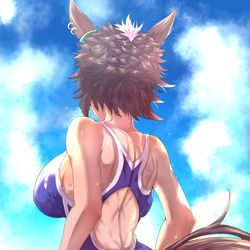 This is a pixiv picture whose title is メジロライアン。.