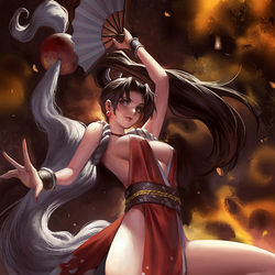 This is a pixiv picture whose title is 不知火舞.