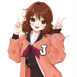 This is a pixiv picture whose title is [Pixiv Request] Kumiko Oumae.