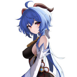 This is a pixiv picture whose title is 甘雨.