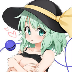 This is a pixiv picture whose title is 腕ブラこいし.