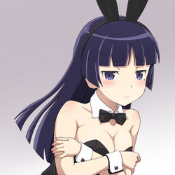 This is a pixiv picture whose title is 兎猫.