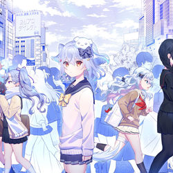This is a pixiv picture whose title is 何枚でも ほら何枚でも.