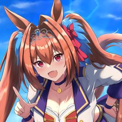 This is a pixiv picture whose title is ダイワスカーレット.