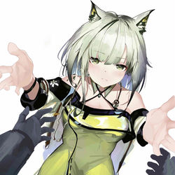 This is a pixiv picture whose title is 凯尔希～我的老猞猁～.