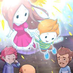 This is a pixiv picture whose title is 奇妙で、おもしろい。そして、せつない。.