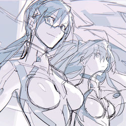 This is a pixiv picture whose title is エヴァ落書きまとめ.