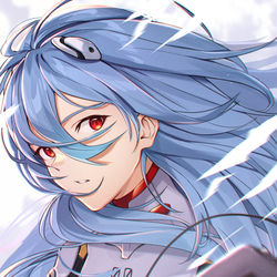 This is a pixiv picture whose title is 綾波レイ.