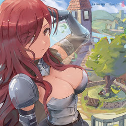 This is a pixiv picture whose title is 【フェアリーテイル】エルザ・スカーレット | Erza.