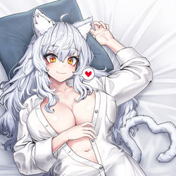 This is a pixiv picture whose title is 이세계 밀프 헌터.