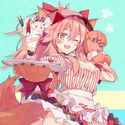 This is a pixiv picture whose title is タマモキャット.