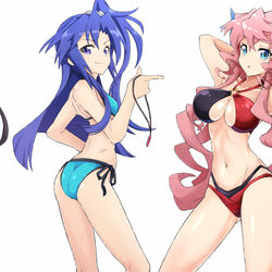 This is a pixiv picture whose title is シンフォギアＧＸ水着まとめ.