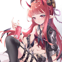 This is a pixiv picture whose title is 🎸👿.