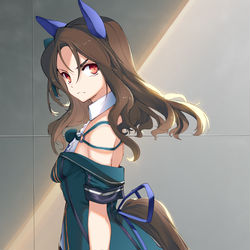 This is a pixiv picture whose title is キングヘイロー.