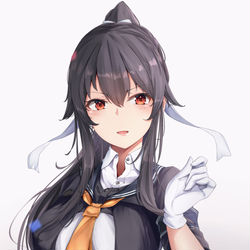 This is a pixiv picture whose title is 矢矧.