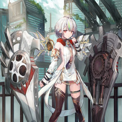 This is a pixiv picture whose title is 【仕事絵】エバーテイル「もう一人のドラクロワ『アーニャ』」.