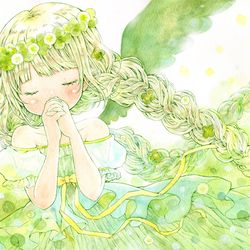 This is a pixiv picture whose title is pray.