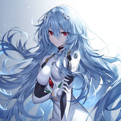 This is a pixiv picture whose title is 綾波レイ.