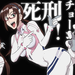 This is a pixiv picture whose title is 胸の大きいイイ女.