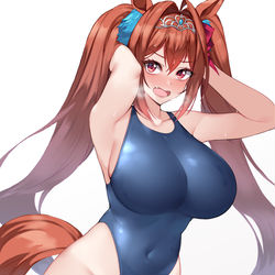 This is a pixiv picture whose title is ダイワスカーレット.