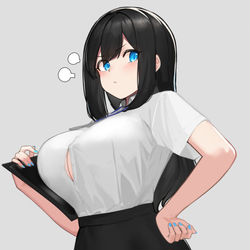 This is a pixiv picture whose title is 💙.