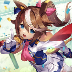 This is a pixiv picture whose title is トウカイテイオー.