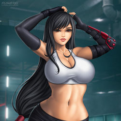 This is a pixiv picture whose title is Tifa Lockhart.
