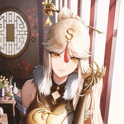 This is a pixiv picture whose title is 凝光.