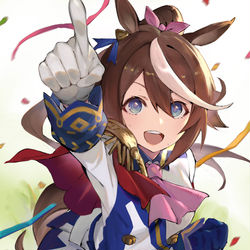 This is a pixiv picture whose title is トウカイテイオー.