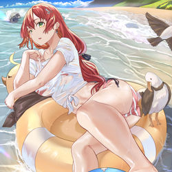 This is a pixiv picture whose title is 夏なので蒸し暑い.
