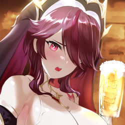 This is a pixiv picture whose title is ロサリア.