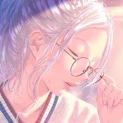 This is a pixiv picture whose title is 写真練習：白と黒.