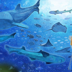 This is a pixiv picture whose title is AQUARIUM.