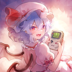 This is a pixiv picture whose title is ゲームボーイとレミリア.