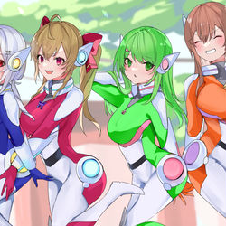 This is a pixiv picture whose title is キズナ・レール.
