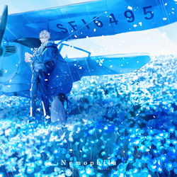 This is a pixiv picture whose title is Nemophila.