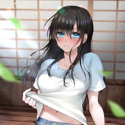 This is a pixiv picture whose title is もう子供じゃないのに.
