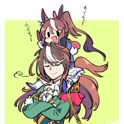 This is a pixiv picture whose title is ウマ落書きまとめ.
