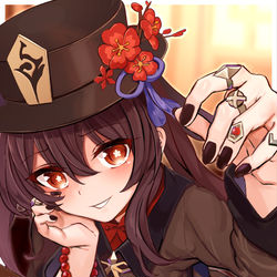 This is a pixiv picture whose title is 胡桃ちゃん.