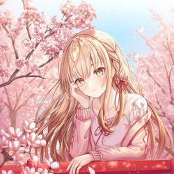 This is a pixiv picture whose title is 桜.