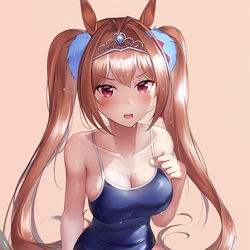 This is a pixiv picture whose title is ダイワスカーレット.