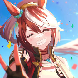 This is a pixiv picture whose title is トウカイテイオー.