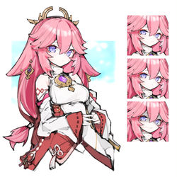 This is a pixiv picture whose title is 無題.