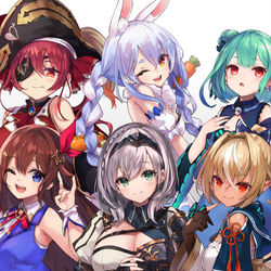 This is a pixiv picture whose title is ツクモ×ホロライブ コラボキャンペーン Vol.2.