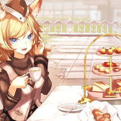This is a pixiv picture whose title is アフタヌーンティー.